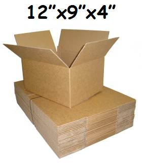 25 x Single Wall Cardboard Postal Boxes 12"x9"x4"